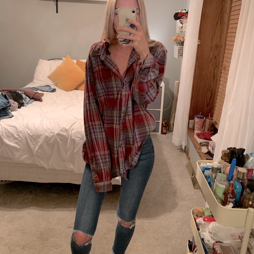 Cozy oversized flannel